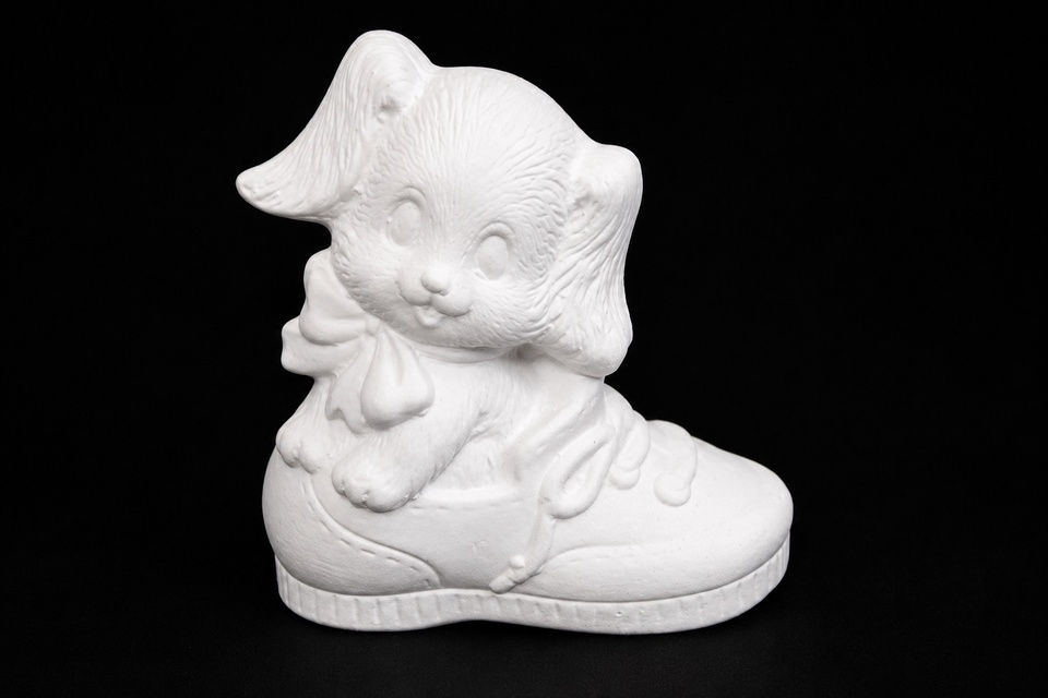 Puppy in Shoe - Tiny