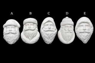 XMAS Santa Face Heads