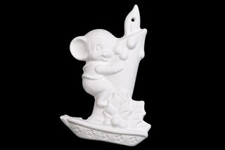 XMAS Santa Mouse with Candle