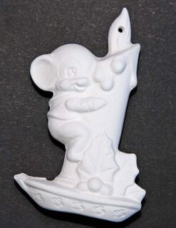 Santa Mouse with Candle
