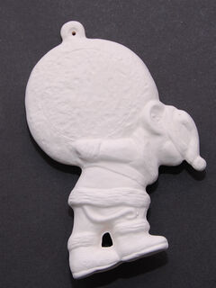 Santa Mouse with Snowball