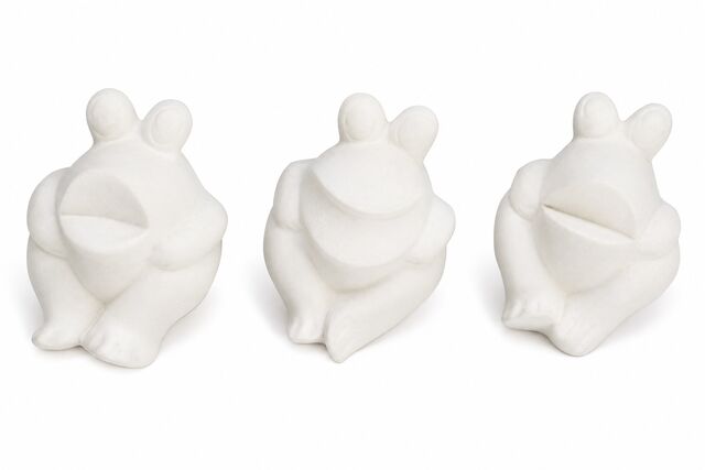 Frogs Three Sitting