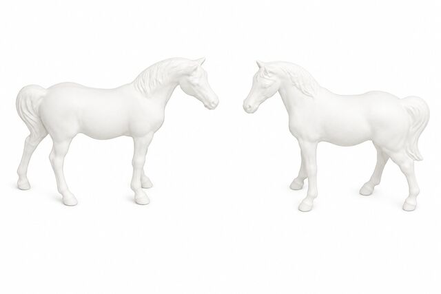 Horses Two Small