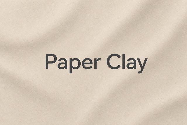 Paper Clay