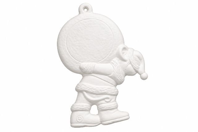 Santa Mouse with Snowball