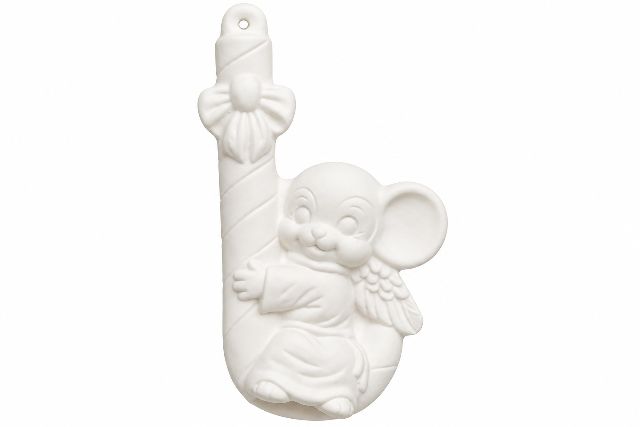 Angel Mouse on Candy Cane