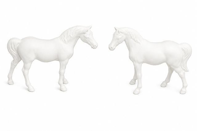 Horses Two Small