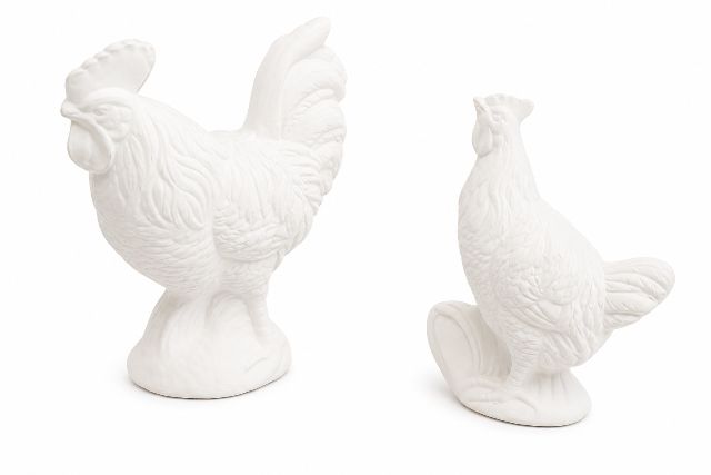 Rooster Hen & Chicks